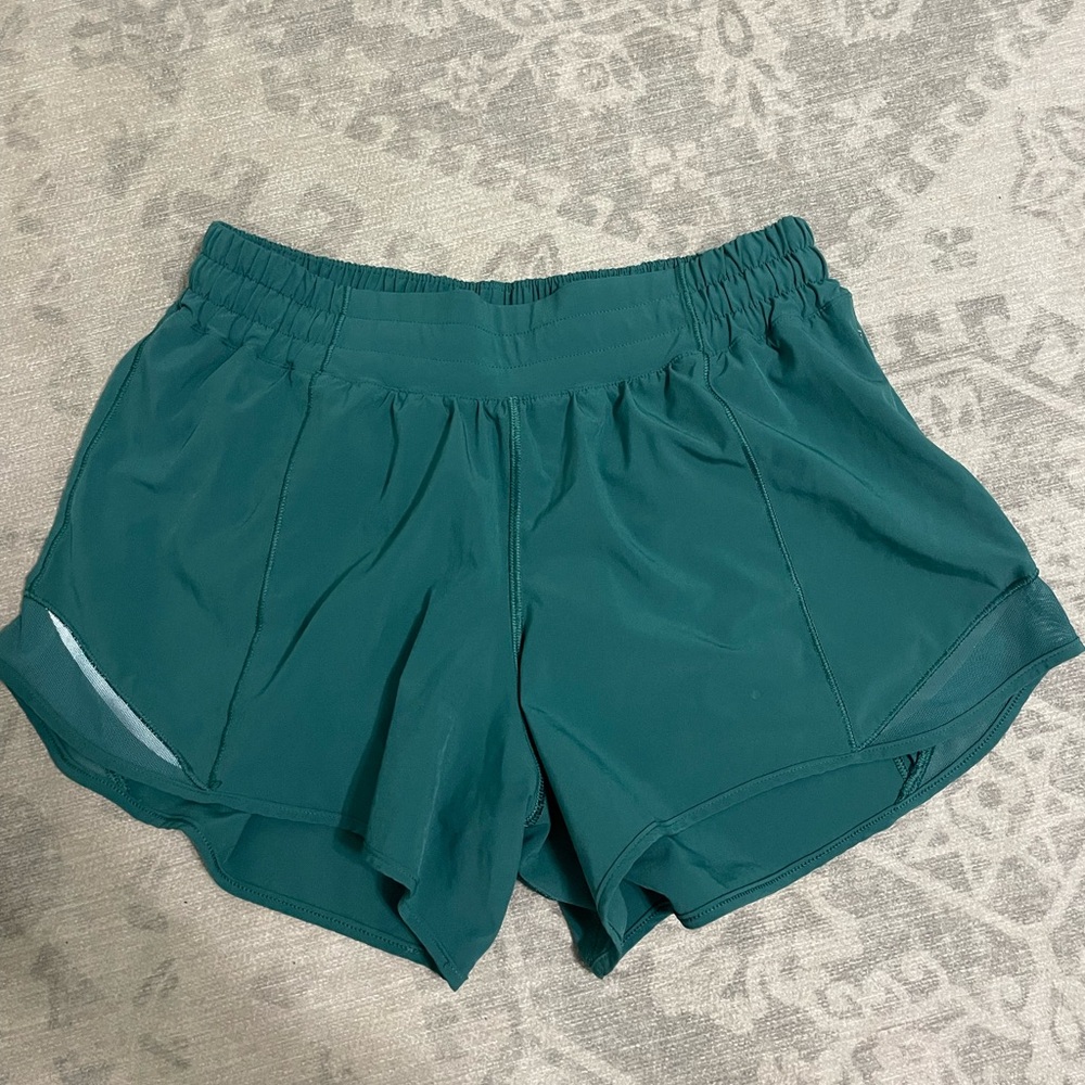 Women's Teal Athletic Shorts Lululemon